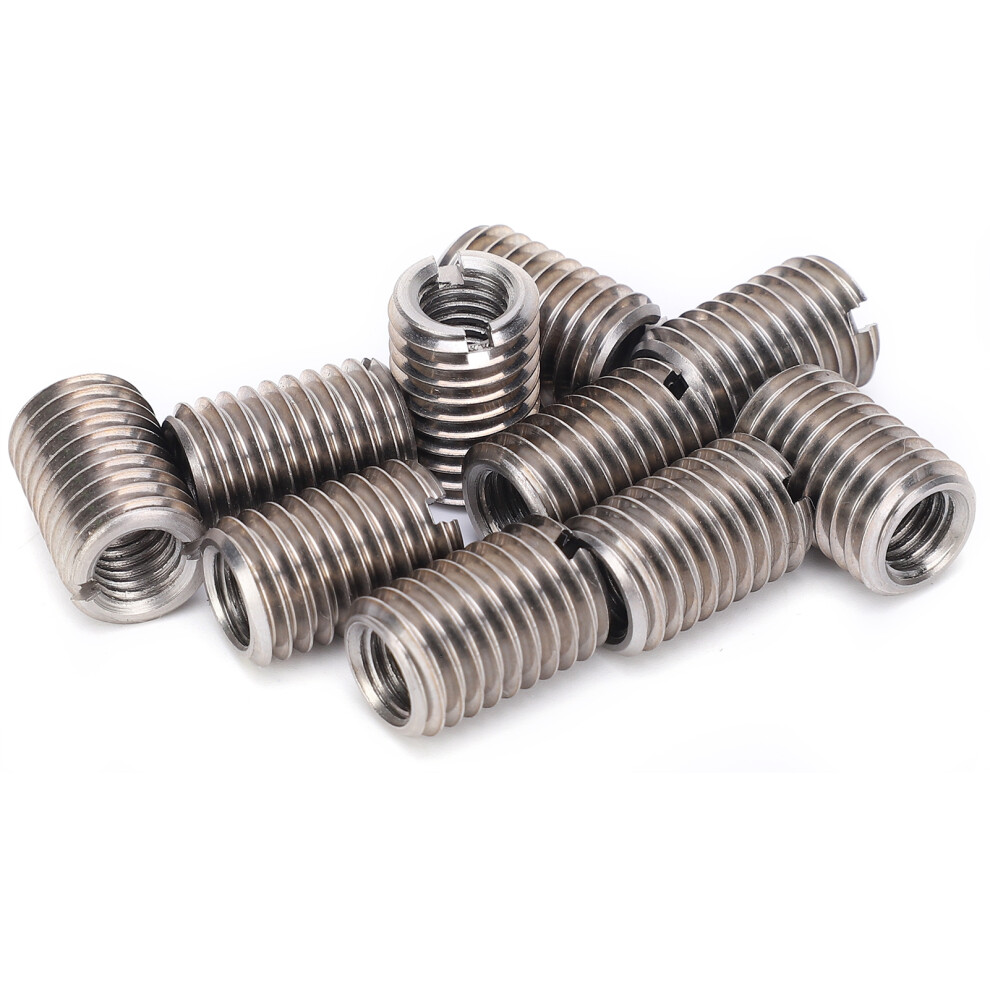 Stainless Steel M8 To M12 Thread Reducer Nut Set 10Pcs Female & Male Connectors 4971359685605