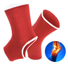 Rotes Nylon-Gelenkstützgurtpaar für Boxen & Kampfsport