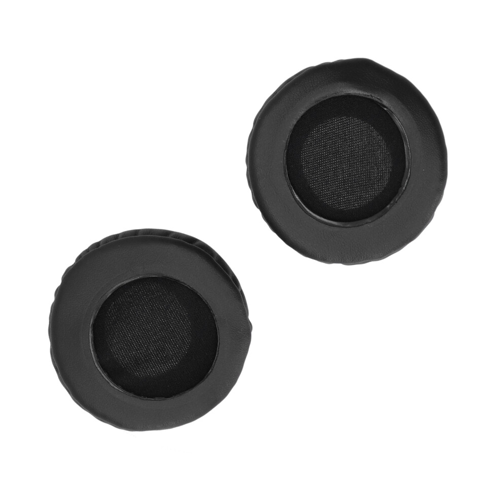 Headphone Ear Cushions Fyz-202 65Mm Round L R Sign Replacement Black 3011359685715