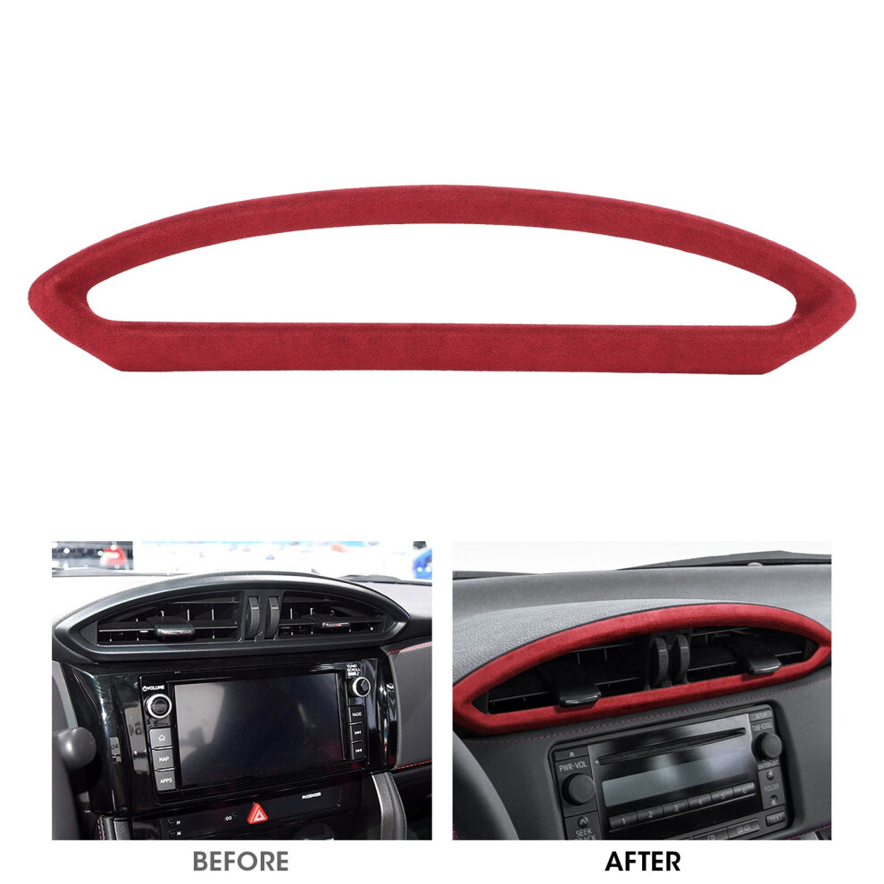 Bright Console Air Outlet Frame For Subaru Brz 2013-2020 Red 9361359686545
