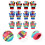 12 Paar Kinder Vollfingerhandschuhe Winterhandschuhe 8