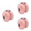 3 Unidades Protector De Plegable Para Niñas Mujer Rosa 6