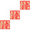 180 Pièces Enveloppe Rouge Année Motif 6