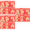 180 Pièces Enveloppe Rouge Année Motif 8