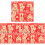 180 Pièces Enveloppe Rouge Année Motif 3