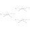 3Pcs Spectacle Frame Decorative Glasses For Photography 6