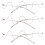 3Pcs Spectacle Frame Decorative Glasses For Photography 8