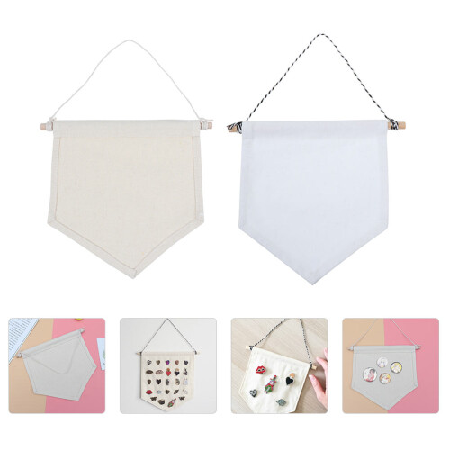 2 Pièces Pin De Épinglette Badge Toile Plate 2