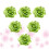 12Pièces Broches Verte Décoration 10