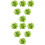 12Pièces Broches Verte Décoration 5