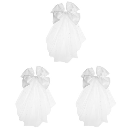 3 Unidades De Red Para Novia Accesorio Malla 1