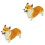 2 Pezzi Cucciolo Corgi Per Bambini Decorazione 3
