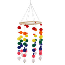 2 Sets Pluizige Bedbel Babyhangsieraad Windgong