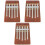 Mini Pianoforte 5 Note Kalimba In Legno Marrone Rossiccio 4