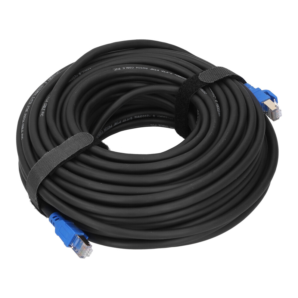 40Gbps 2000Mhz Cat8 Ethernet Cable 25M Rj45 Lan Wires Gold 8421359689456