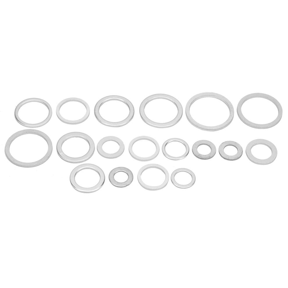 Aluminum Washer Assortment 450Pcs - Durable Anti-Loosening Design 8441359690955