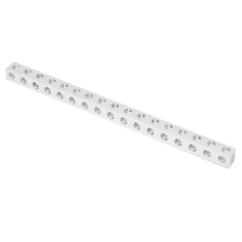 Aluminium-L-Profil mit 17 Löchern, 8x8mm, 136mm