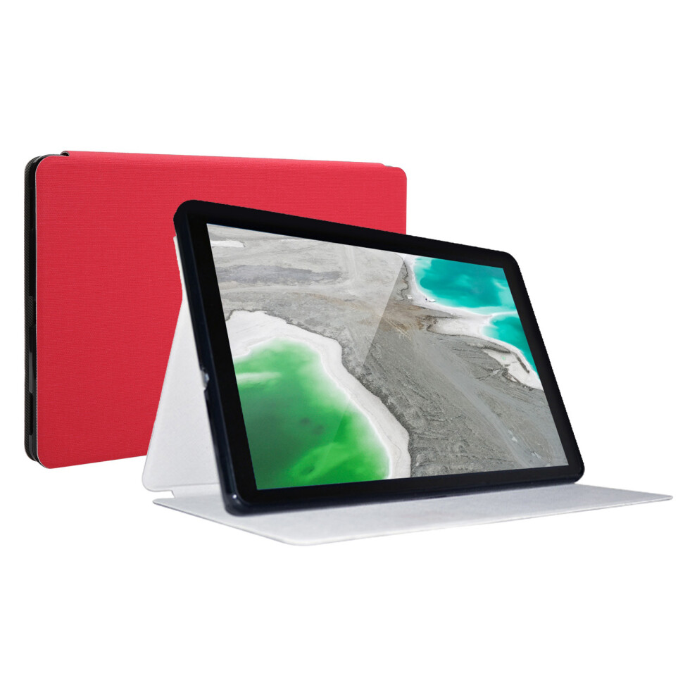 Antidrop Pu Leather Flip Cover For Alldocube Iplay20 Tablet - Red 9471359692016