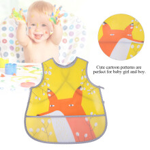 Kinder wasserdichte cartoonartige Fütter bib Schürze Weste 38*34cm, Nr. 2