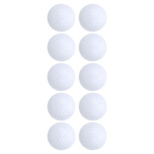 10PCS Double Layer Golf Practice Balls Soft Putting Training Balls Golf Gear