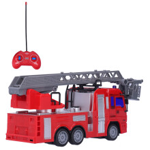 1:30 Scale RC Fire Truck Model with Lights & Sound for Kids