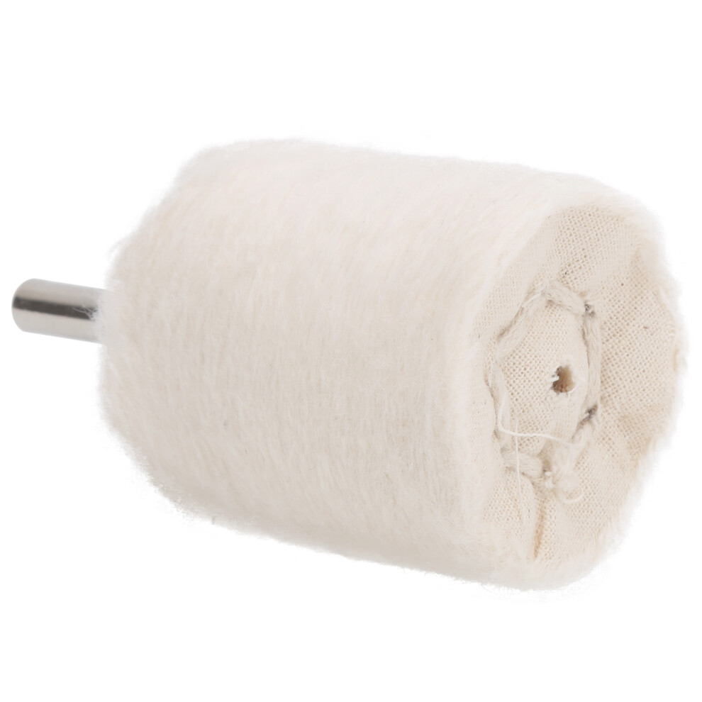 White Cloth Polishing Wheel Cylindrical 40Mm For Drill Grinding Tools 4631359700844