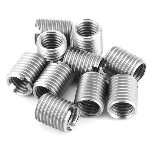Thread Repair Kit Stainless Steel Insert Nut Set - 10Pcs for Durable Fix