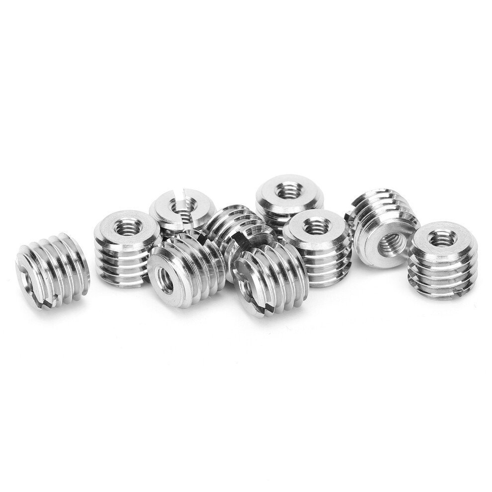 10Pcs Stainless Steel Thread Inserts Repair Tool M4-M10 Male Female Hardware 4391359701523