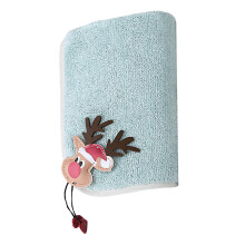 2 Stk. Wasserabsorbierende Weihnachts-Handtücher Mit Weihnachtsgesicht