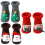 9 Paar Floor Socks Weihnachtsstrümpfe Winter 1
