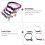 4 Unidades Collar Floral Para Con De 9
