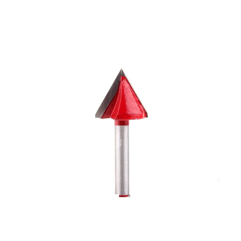 V Groove Router Bits 6Mm Tungsten Carbide 60-150 Degree V-Groove Cnc Engraving Cutter 6X22x120 Degree Size 1Pc 9067246620677