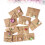 20 Pièces Cartes De En Kraft Avec Fleurs Séchées 10