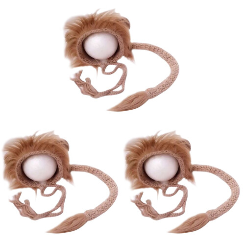 3 Pièces Costume Photographie Bébé Bonnet À 3 1