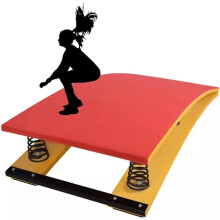 Children's Gymnastics Vault Springboard, Adjustable 4-120 Cm By 60 Cm, Somersault Booster, School And Home Use