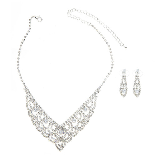1 Set Et Boucles D'oreilles En Pour