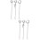 6 Pièces Support Boucles D'Oreilles Pour Écouteurs Fil 7