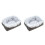 2 Pièces 2 En 1 Pour Chat En Peluche Lit Pliable Chaud 2