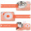 1 Lot Distributeur Automatique Aliments Pour Animaux 8