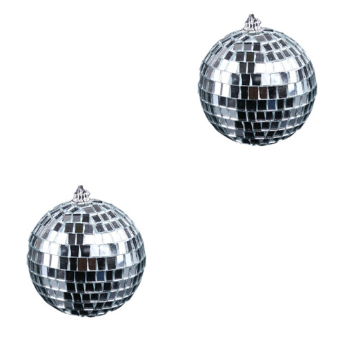 2 Pièces Boule De Miroir 20 Cm Pour Festival 2