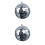 2 Pièces Boule De Miroir 20 Cm Pour Festival 5