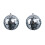 2 Pièces Boule De Miroir 20 Cm Pour Festival 2
