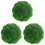 3 Pièces Boule De Mousse Artificielle Vert 15 Cm Pour Décor 2