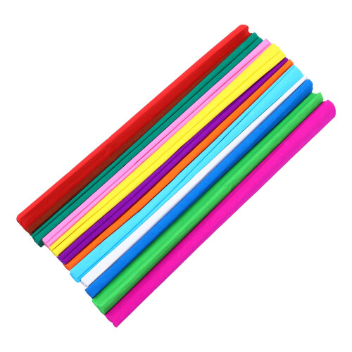12 Rouleaux Crépon Pour Fleurs Artisanales 1