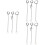 9 Pièces Boucles D'Oreilles Anti- Pour Casque Fil 6