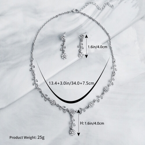 Set Boucles D'oreilles Et De Pour Femme 1