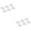 40 Pièces Supports Transparent Pour Couvercle D'aquarium Fixation 6
