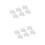 40 Pièces Supports Transparent Pour Couvercle D'aquarium Fixation 7