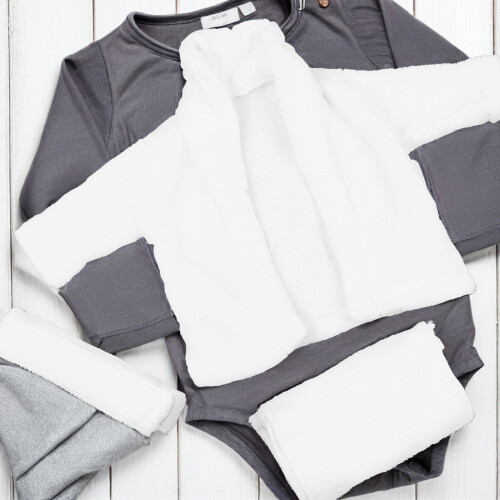2 Pièces Serviette De Bain Bébé En Coton Pur Pour - 0-1 2