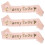 6 Pcs Letter Printing Sashes Etiquette Belts 1